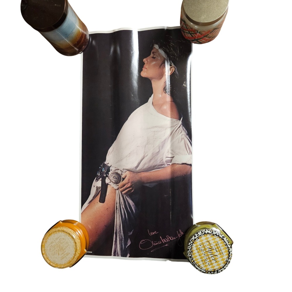 Olivia Newton-John Physical Exclusive Poster 40th Anniversary VTG 1980s 11x22